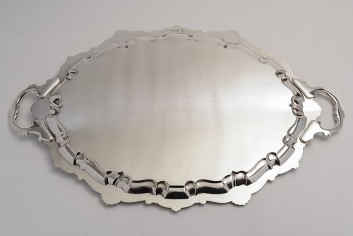 Edwardian Large Oval Serving Tray Circa 1900