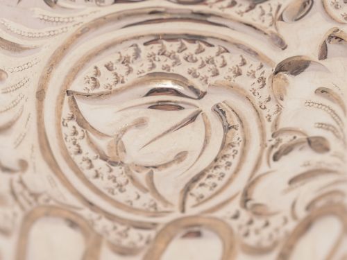 Victorian Silver Cream Jug Sheffield 1890