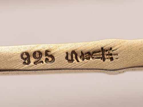 Silver Gilt Enamel Sugar Tongs (Royal Connection)