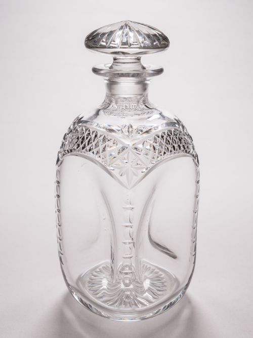 Edwardian Square Cut Glass Decanter Circa 1905
