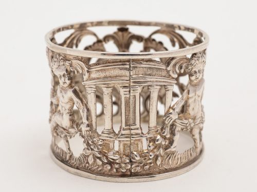 Victorian Silver Napkin Ring Birmingham 1899