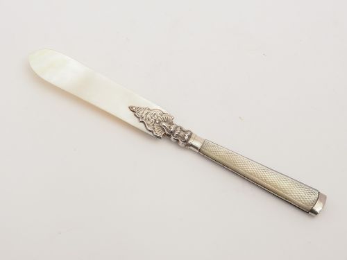 French Mother of Pearl Paper Knife Circa 1880