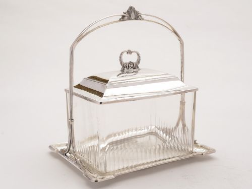 WMF Biscuit Box/Cookie Jar Circa 1910