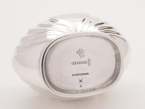 Victorian Silver Plated Tea Caddy 1889