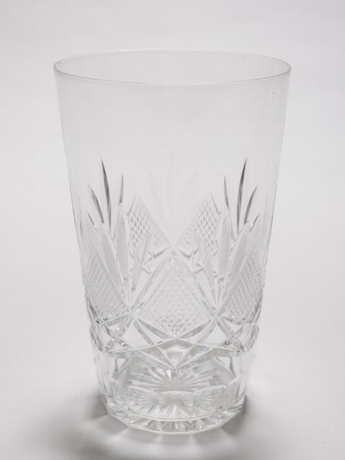 Set of 4 Cut Glass Pint Sized Tumblers Circa 1910