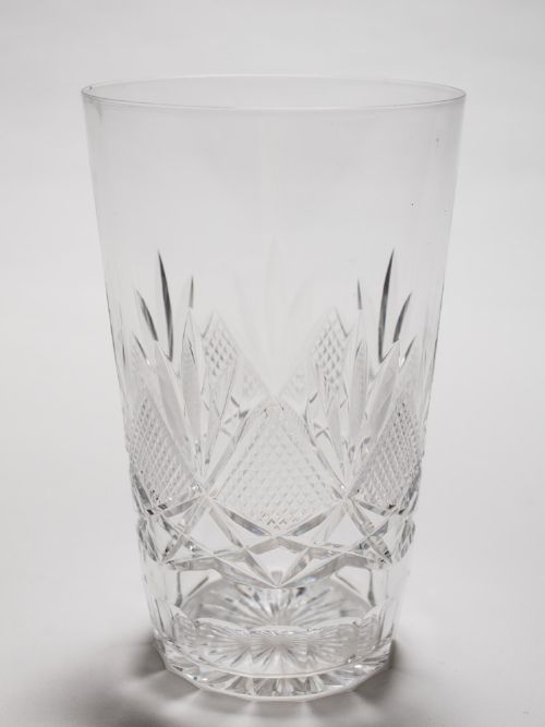 Set of 4 Cut Glass Pint Sized Tumblers Circa 1910