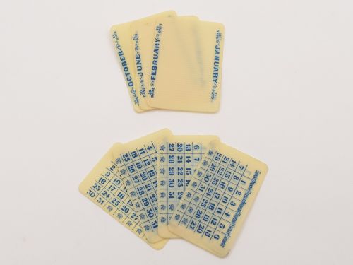 Small Silver Calendar Chester 1924