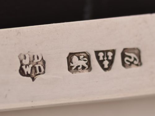 Small Silver Calendar Chester 1924