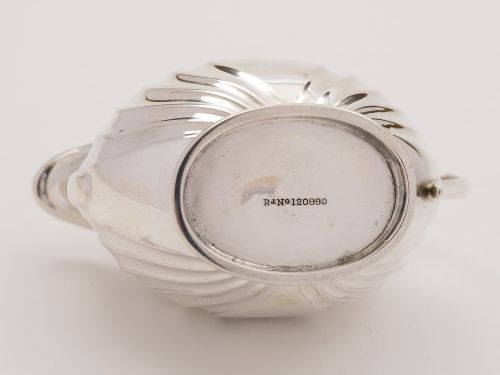 Victorian Silver Cream jug Sheffield 1897