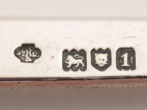 Pair of Edwardian Silver Grape Scissors London 1906