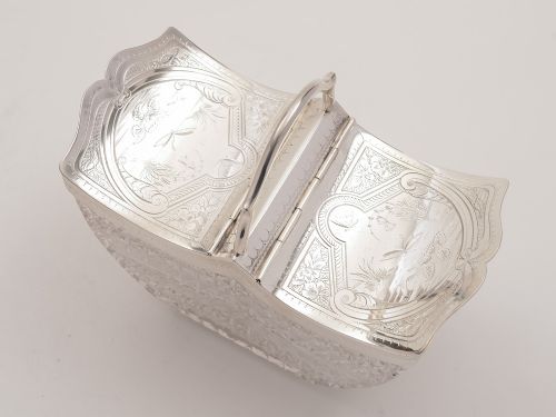 Victorian Novelty Biscuit Box/Cookie Jar Circa 1880