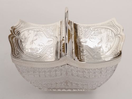 Victorian Novelty Biscuit Box/Cookie Jar Circa 1880