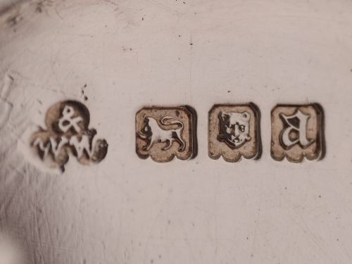 Novelty Silver Oil and Vinegar Cruet London 1916