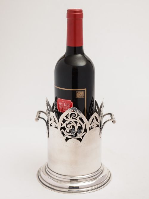 Edwardian Silver Plated Bottle Holder Circa 1900