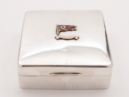 Silver Plated Box from SS Arandora Star Circa 1920s