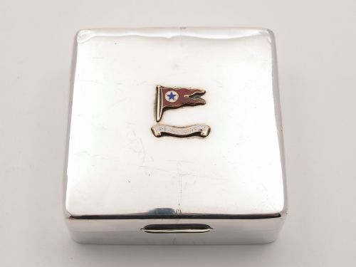 Silver Plated Box from SS Arandora Star Circa 1920s