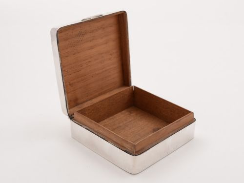 Silver Plated Box from SS Arandora Star Circa 1920s