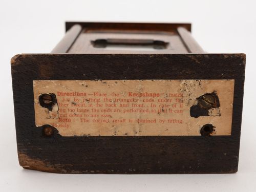 Edwardian Oak Desk Calendar Circa 1900