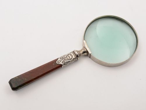 Scottish Agate Handled Magnifying Glass Circa 1880