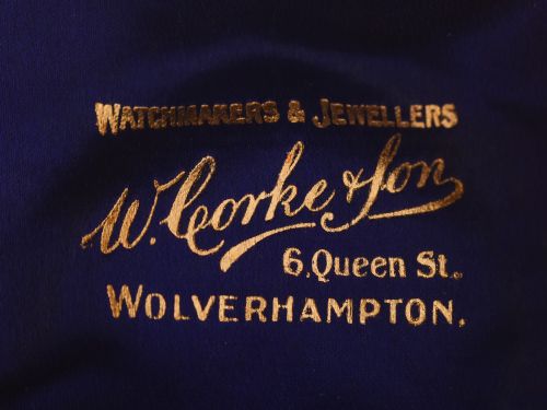 Shamrock Design cased Silver Napkin Ring Birmingham 1902