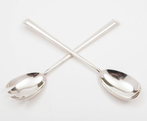 Arts & Crafts Salad Servers Birmingham 1912