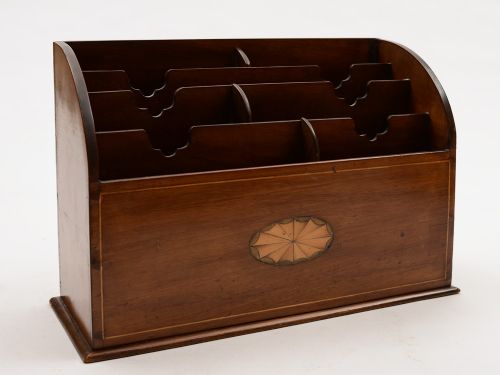 Edwardian Mahogany Letter/Document Rack Circa 1900