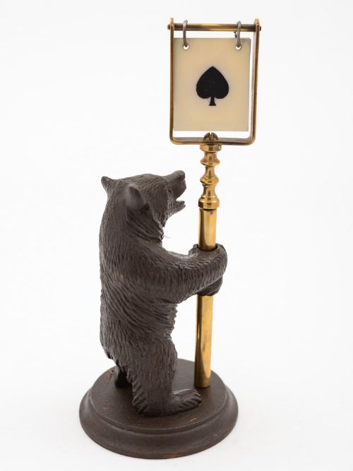 Black Forest Bear Trump Marker Circa 1920