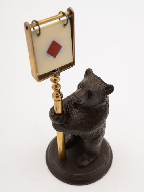 Black Forest Bear Trump Marker Circa 1920