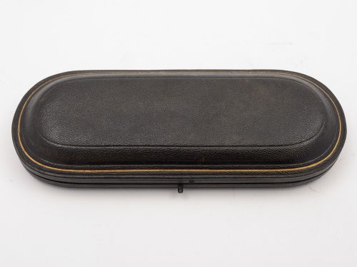 Cased Pair of Edwardian Silver Butter Knives Sheffield 1901