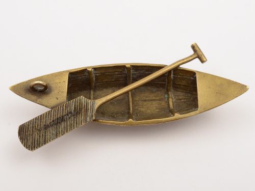 Victorian Novelty Brass Vesta Circa 1890