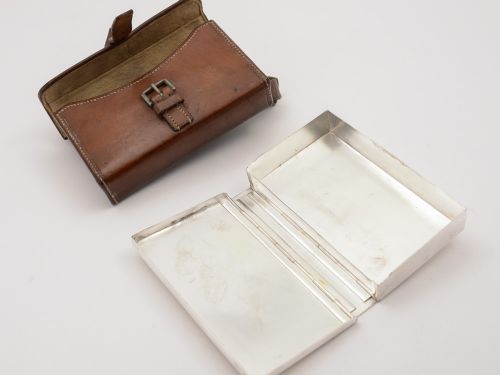 Edwardian Leather Cased Sandwich Box Circa 1905