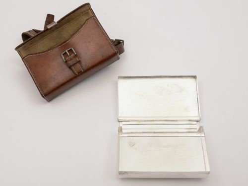 Edwardian Leather Cased Sandwich Box Circa 1905