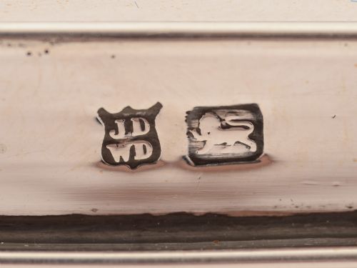 Edwardian Silver Jewellery/Trinket Box Sheffield 1906