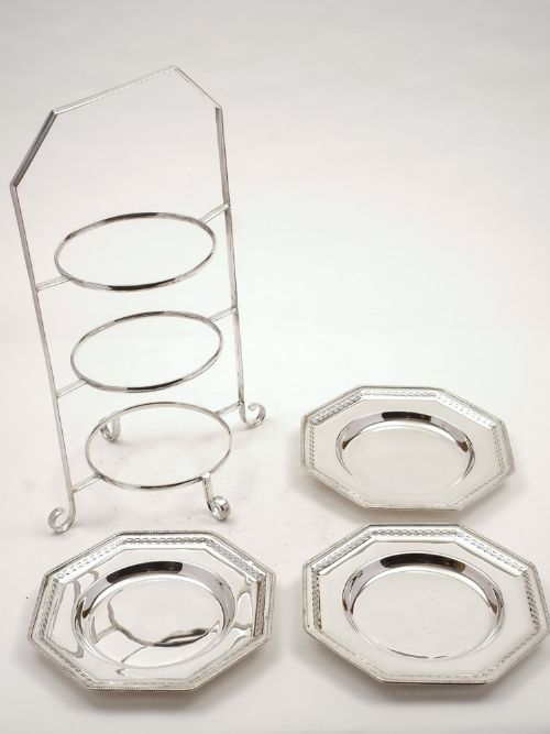 Art Deco 3 Tier Cake Stand Circa 1925