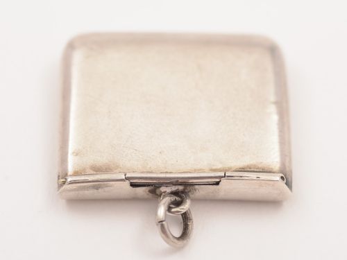 Edwardian Silver Stamp Case Birmingham 1905