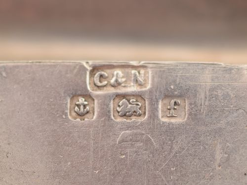 Edwardian Silver Stamp Case Birmingham 1905