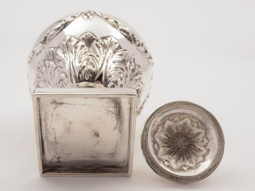 Edwardian Silver Plated Tea Caddy Circa 1905