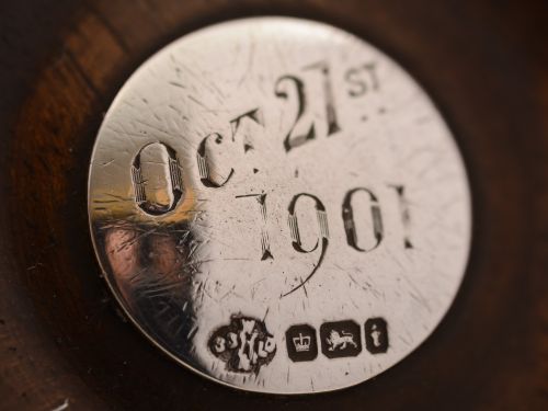 Pair of Edwardian Coasters Sheffield 1901