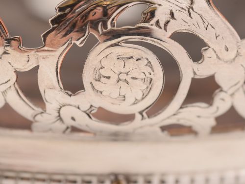 Pair of Edwardian Coasters Sheffield 1901