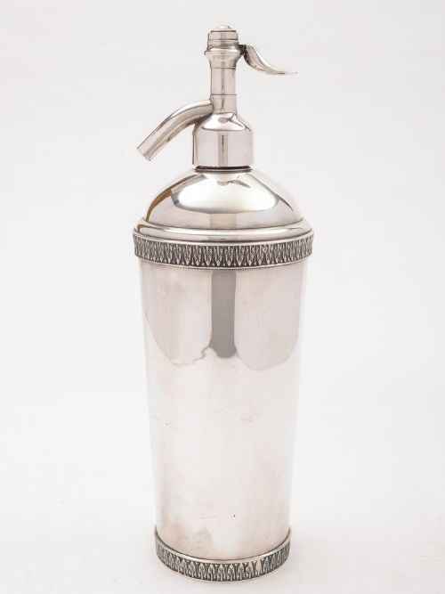 Silver Plated Soda Syphon Circa 1930