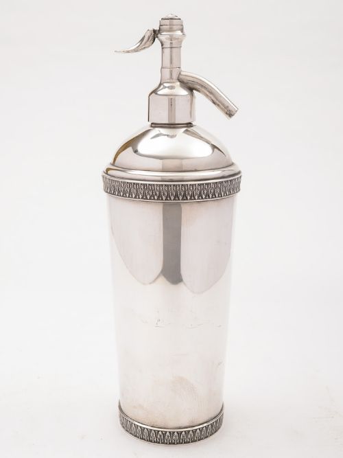 Silver Plated Soda Syphon Circa 1930