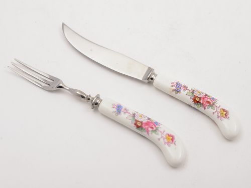 Crown Derby Dessert Set Circa 1930