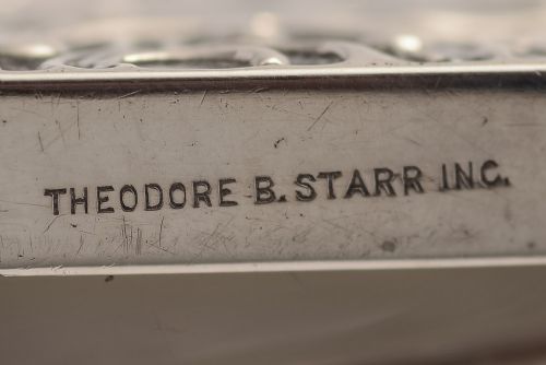 American sterling silver and glass decanter Circa 1890