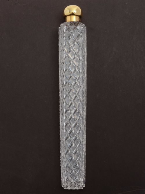 Cut Glass Scent Bottle London 1898