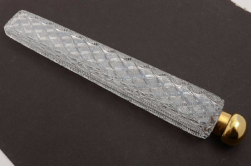 Cut Glass Scent Bottle London 1898