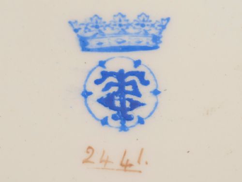 Victorian Oval Biscuit Box Circa 1880