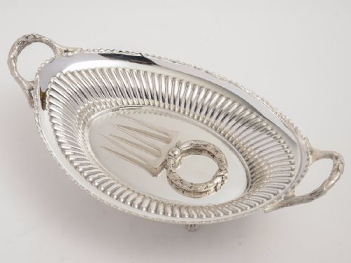 Edwardian Silver Plated Bread Basket Circa 1900