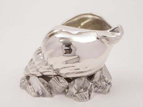 Victorian Seashell-Shaped Spoon Warmer Circa 1880