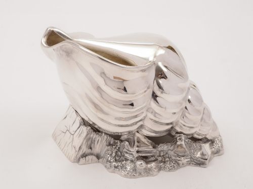 Victorian Seashell-Shaped Spoon Warmer Circa 1880