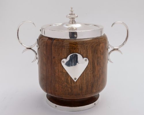 Victorian Oak Biscuit/cookie box Circa 1895